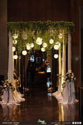 White Flowers Outdoor Wedding Decoration Package - Garden Celebration Specialist